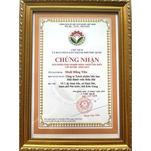 Giấy chứng nhận cho sản phẩm