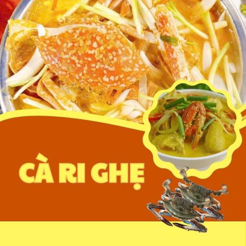 Trải nghiệm hương vị ẩm thực độc đáo món ăn cà ri cua, cà ri ghẹ