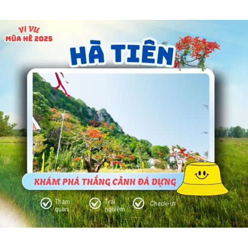 "Bật chế độ hè" Vi vu Hà Tiên không giới hạn